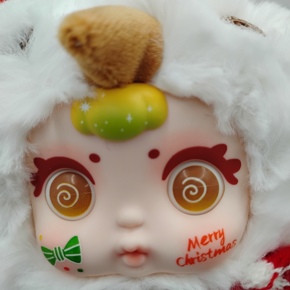 Baby Three Christmas Series "Christmas Snowman" 4 Different Eye Options - Picture 10 of 16